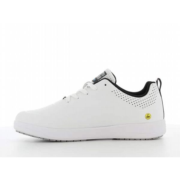 SJ Pro Elis ESD SRC Unisex Professional Non-Slip Trainers, White