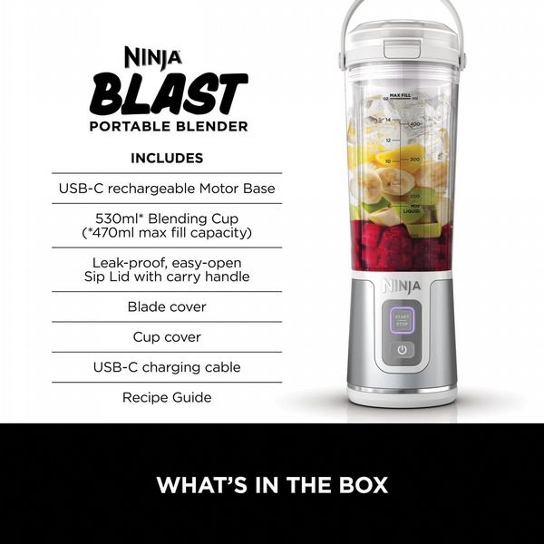 Ninja Blast Cordless Blender White