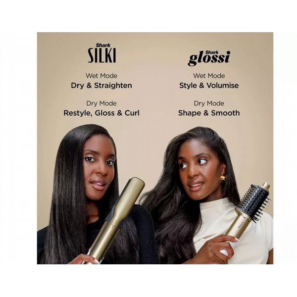 SHARK Glam Straight & Waves Multi-Styler Gold