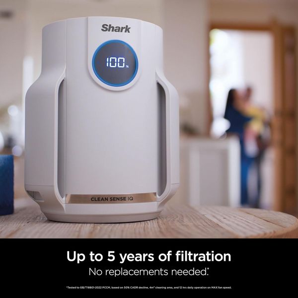 SHARK NeverChange5 Air Purifier Compact Pro White