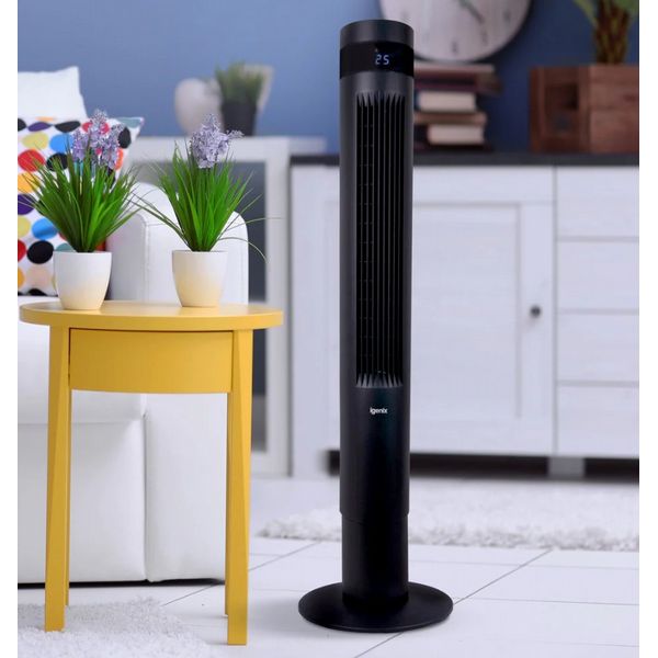 Igenix 43in Digital Tower Fan Black
