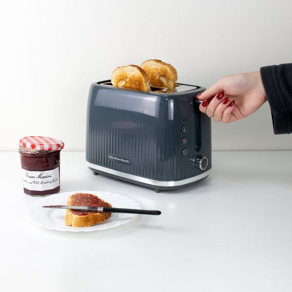 Hamilton Beach Miami Kettle & 2 Slot Toaster Bundle Charcoal