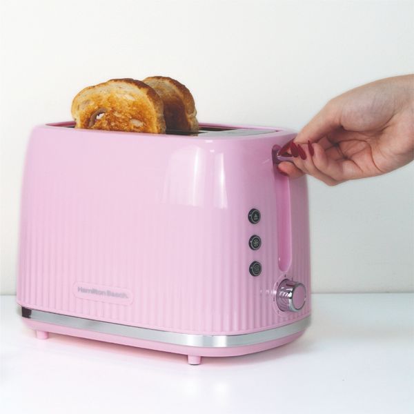 Hamilton Beach Miami Kettle, Toaster and Miami Microwave Set - Pink