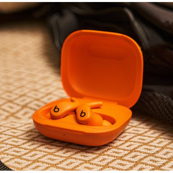 Beats Powerbeats Fit Wireless Noise-Cancelling Workout Earbuds with Ultimate Secure Fit - Spark Orange
