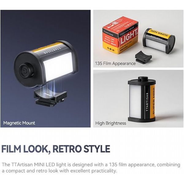 TTArtisan Rechargeable Super Mini LED Camera Light