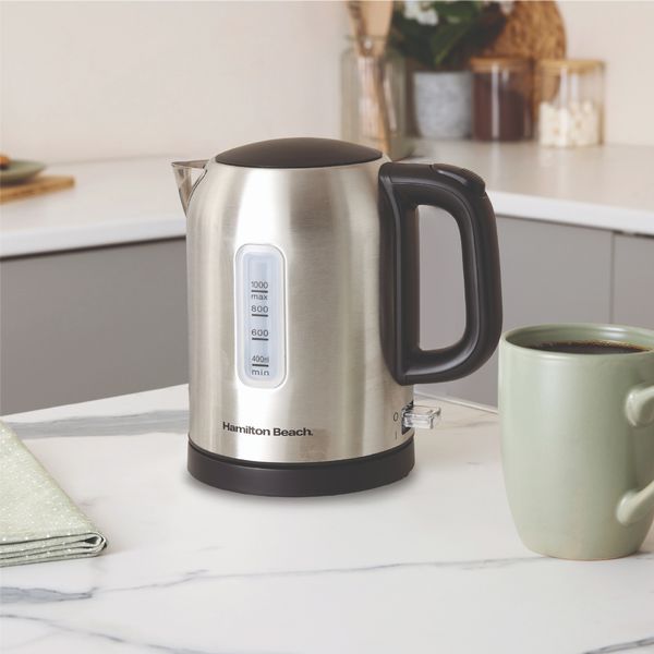 Hamilton Beach 1L Kettle & 2 Slot Rise Toaster