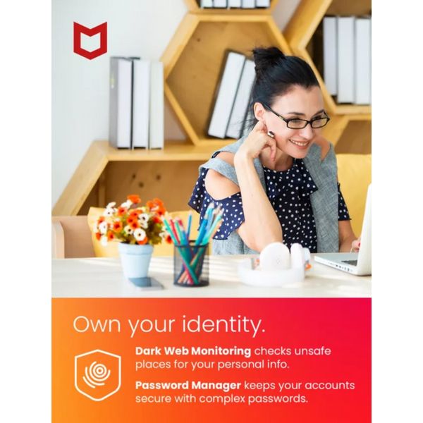 McAfee+ Premium - Family Unlimited Device,  1 Year - Automatic Renewal