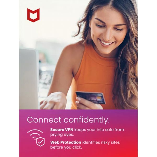 McAfee+ Premium - Family Unlimited Device,  1 Year - Automatic Renewal
