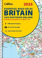 2025 Collins Essential Road Atlas Britain and Northern Ireland: A4 Spiral