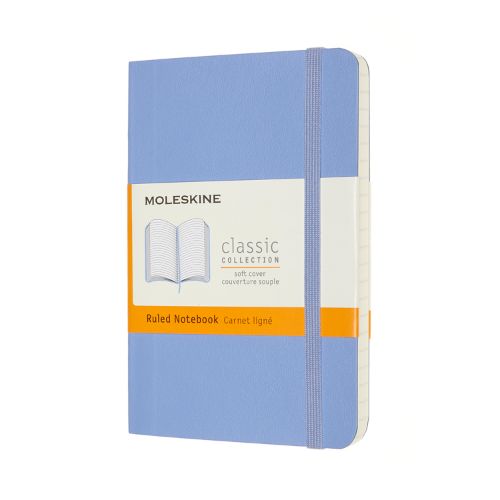 Moleskine - Notebook POCKET RULED HYDRANGEA BLUE Soft Cover