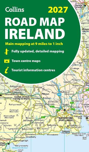 2027 Collins Road Map of Ireland: Folded Map
