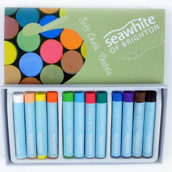 Soft Chalk Pastels - 12 Colours