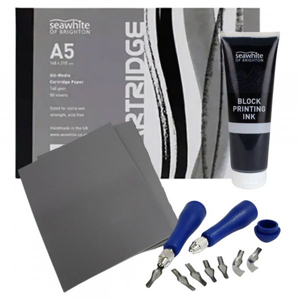 Seawhite Lino Printing Art Gift Box