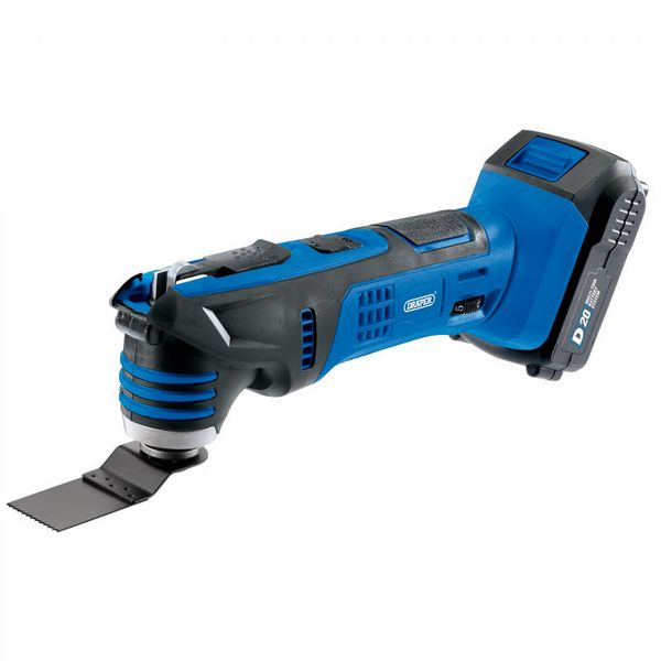 Draper D20 20V OSCILLATING MULTI TOOL WITH 1X 2AH BATTERY AND CHARGER