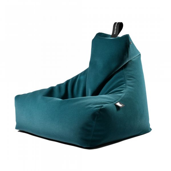 Extreme Lounging Brushed Suede Mighty B Bag in Teal