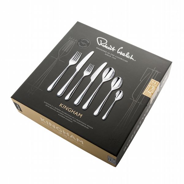 Robert Welch Kingham Cutlery 84 Piece Set