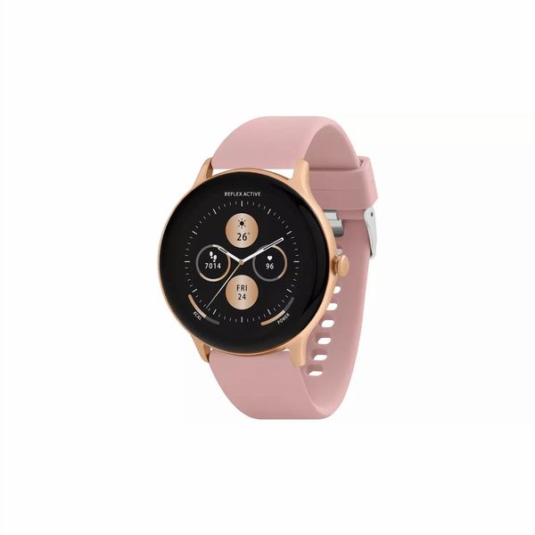 Reflex Active Series 22 Pink Silicone Strap Watch