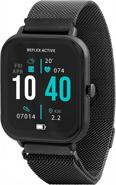 Reflex Active Series 23 Black Mesh Smart Calling Watch