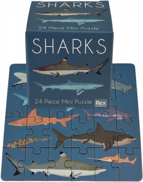 Mini jigsaw puzzle - Sharks
