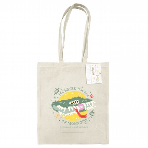 Harry Potter (Monster Book Of Monsters) Natural Tote Bag