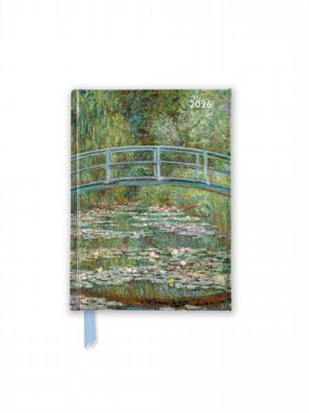  Claude Monet: Bridge over a Pond of Water Lilies 2026 Luxury Pocket Diary Planner - Week...