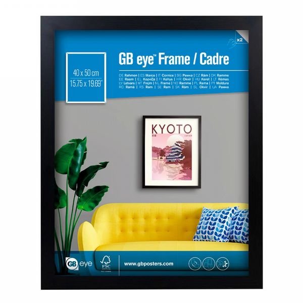 GB Eye Contemporary Wooden Black Picture Frame - Mini - 40 x 50cm