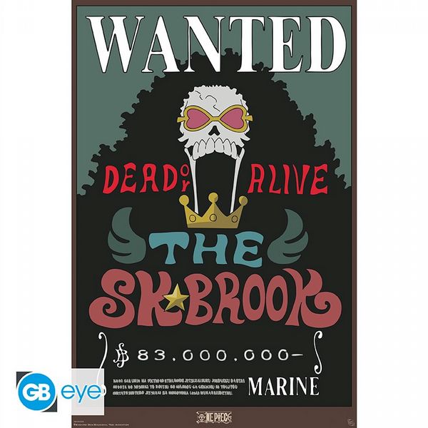 One Piece Wanted Brook 61 x 91.5cm Maxi Poster
