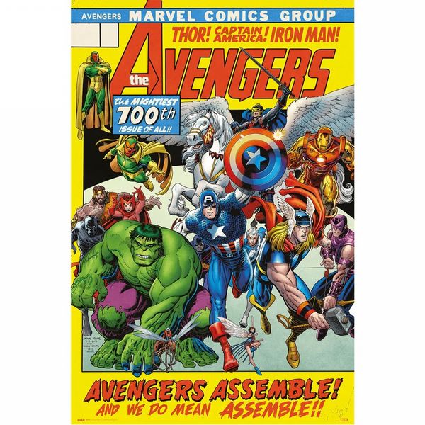 Marvel 100th Issue Avengers Assemble 61 x 91.5cm Maxi Poster