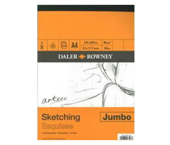 Daler Rowney Arteco Sketching Jumbo Pad A4 120 sheets