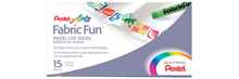 Pentel: Fabricfun Pastel Dye Sticks pack of 15